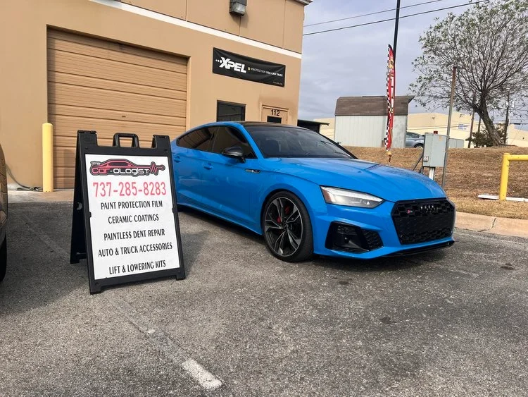 Premium Ceramic Coating Application by Trained Professionals at The Carologist in Round Rock, Texas for UV, Water Spot, and Chemical Protection